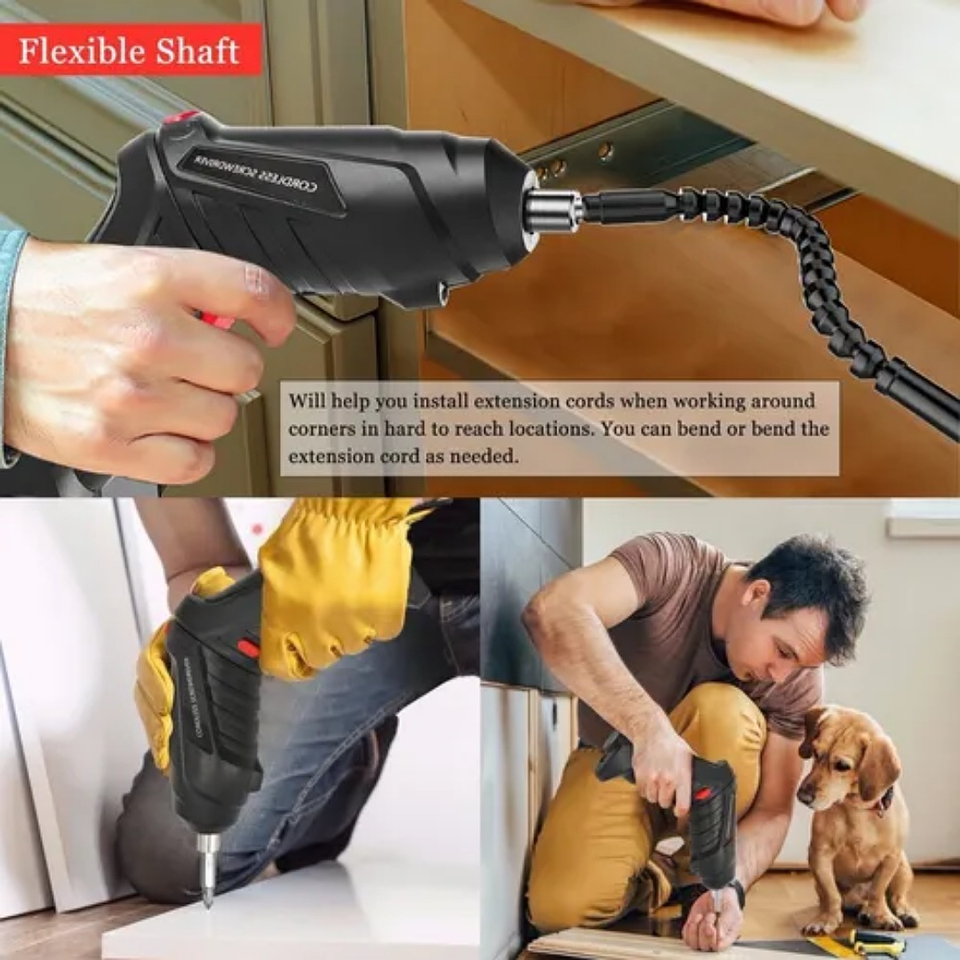 Destornillador Eléctrico Atornillador Inalámbrico 47pcs 3.6v