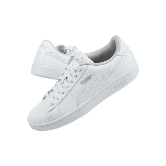 Tenis casuales Puma smash v2 L J blancos/unisex 365170 02