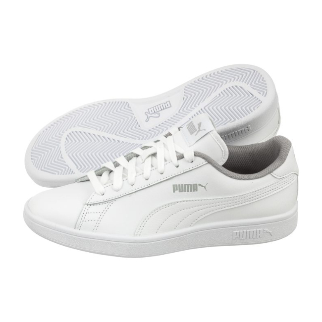 Tenis casuales Puma smash v2 L J blancos/unisex 365170 02