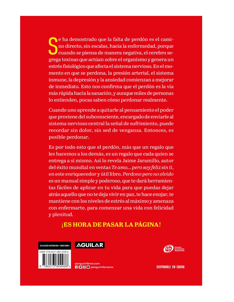 Perdono, pero no olvido Autor Jaime Jaramillo