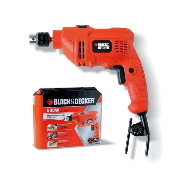 Taladro Percutor 3/8", 500W, 2800rpm, BLACK & DECKER modelo: TM505 - B3. 