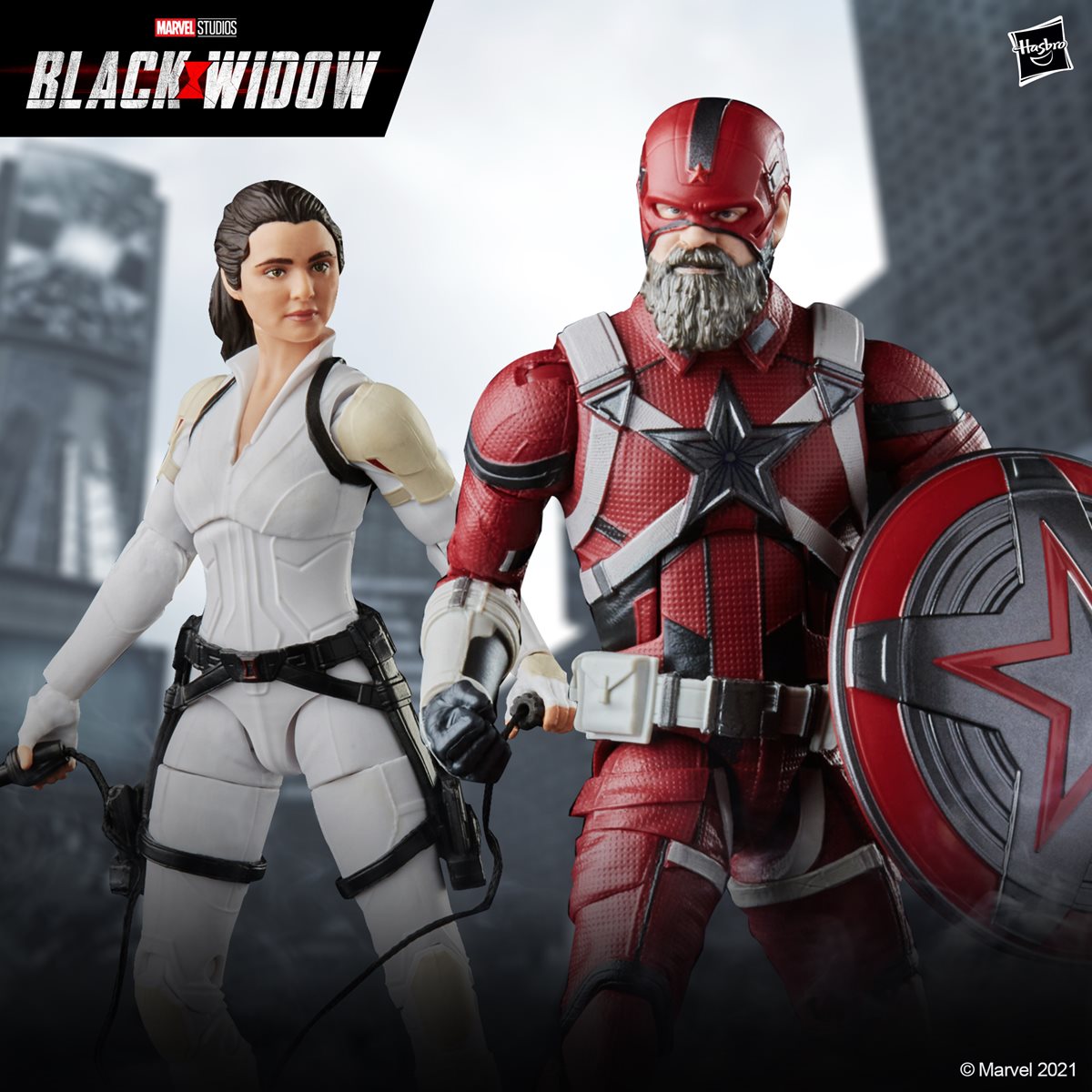 Black Widow Marvel Legends 6-Inch Red Guardian and Melina Vostokoff