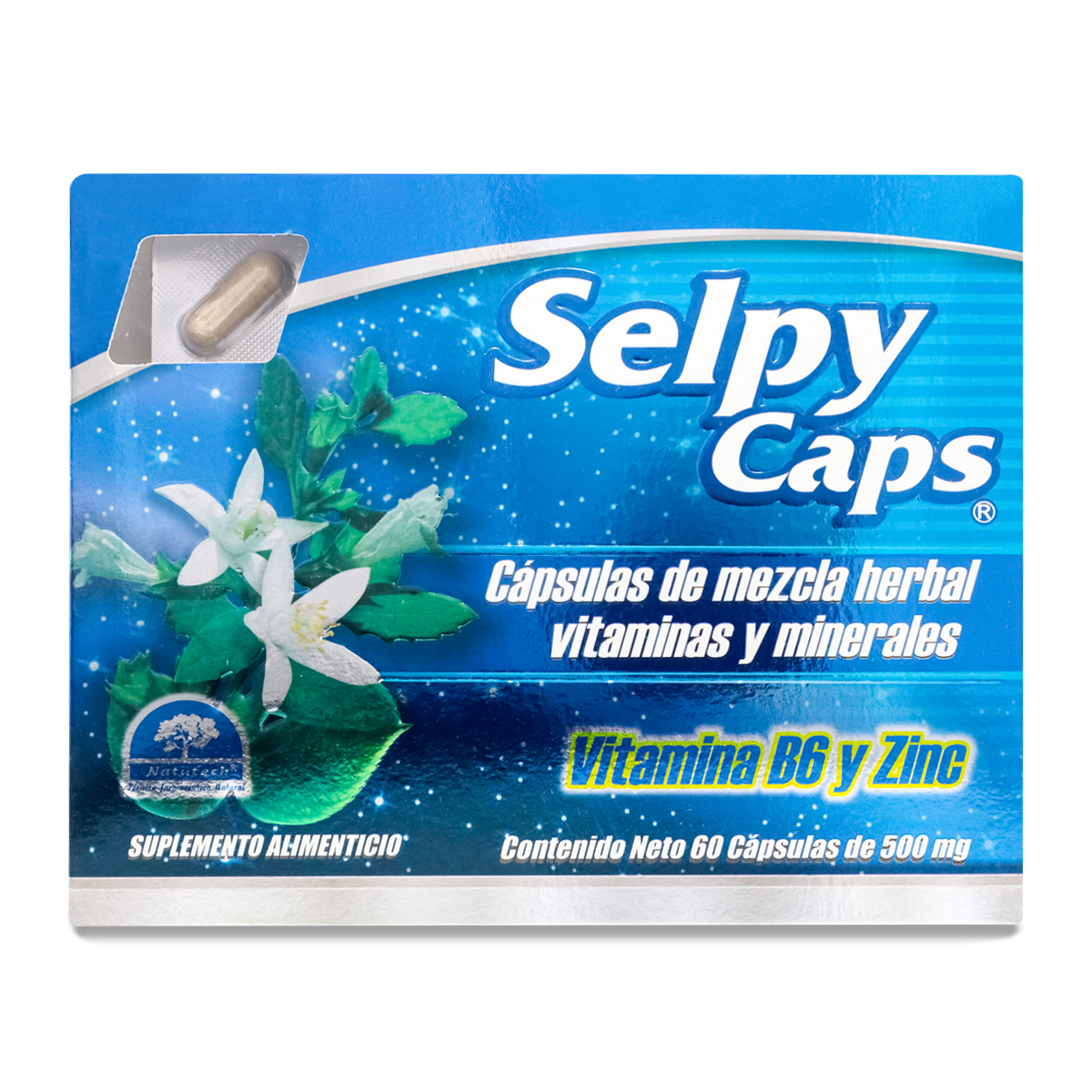 Selpy Caps Vitamina B6 Y Zinc Capsulas De Mezcla Herbal Vitaminas Y Minerales Suplemento Alimenticio