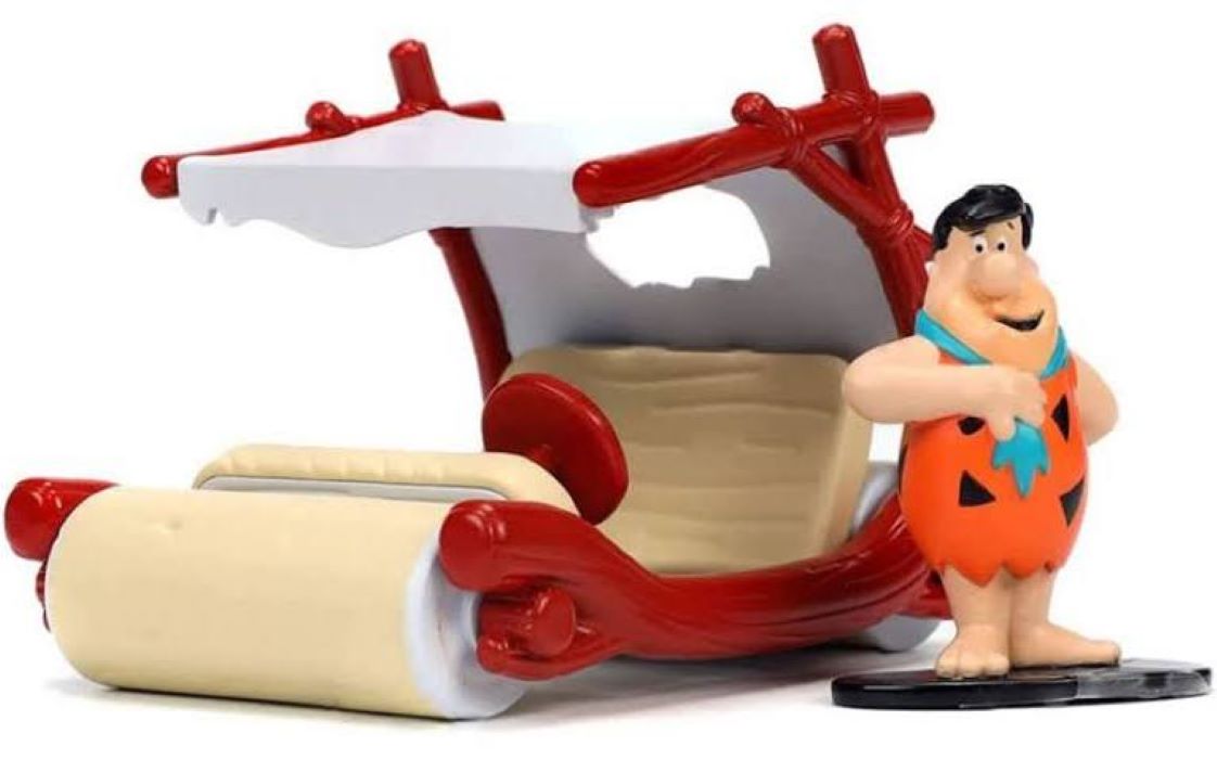 Pedro Picapiedra & Troncomóvil 1:32 Jada Colección 