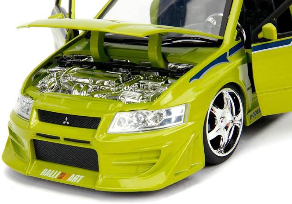 Brian Mitsubishi Lancer Evolution VII Rápido Y Furioso 1:24 Jada 