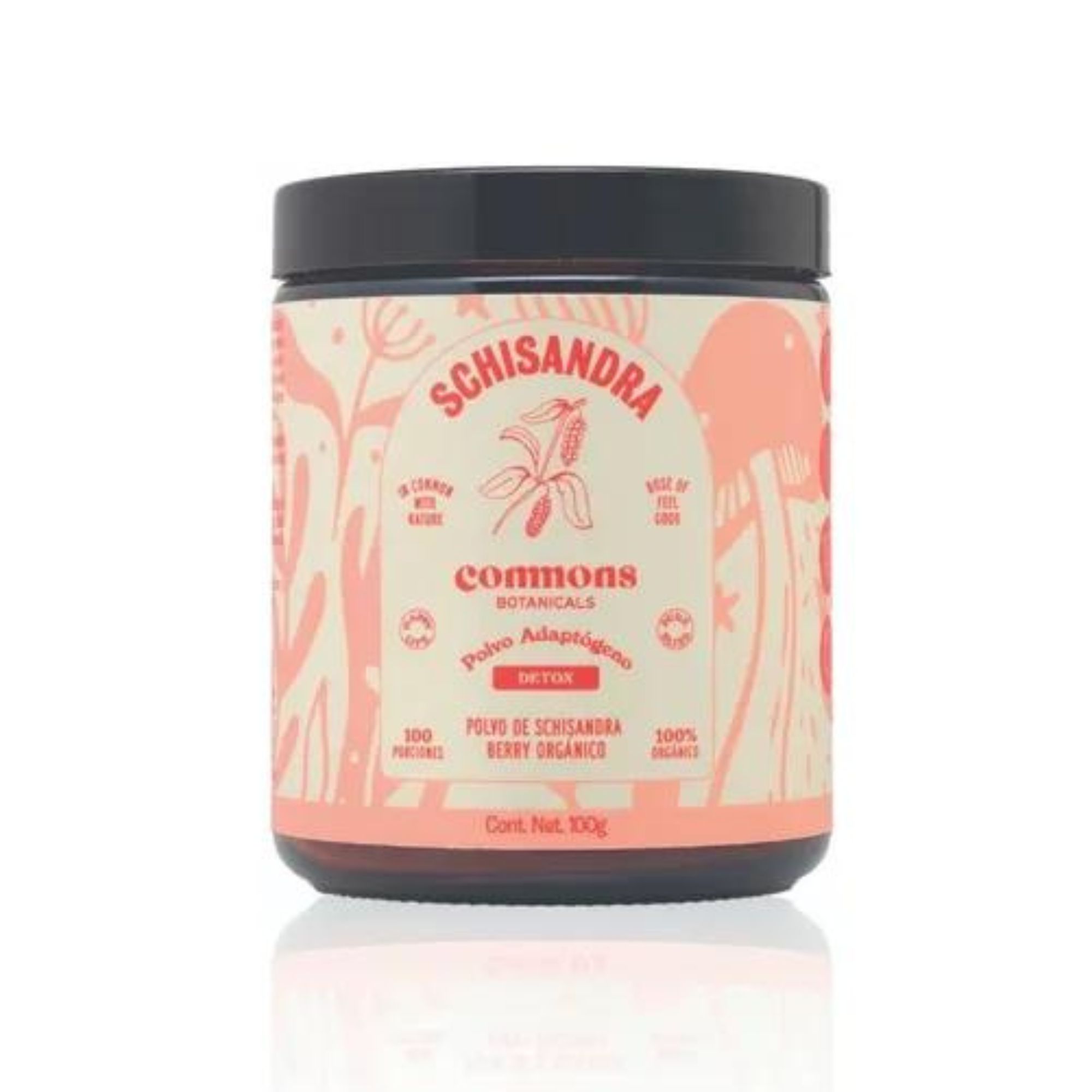 Schisandra Adaptógeno 100g Commons Polvo Berry Orgánico