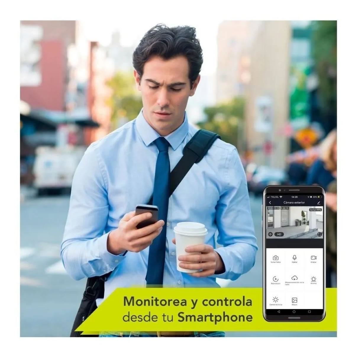 Set de Cámaras de Seguridad Exterior 2Pz Lloyds LC-1315 SMS