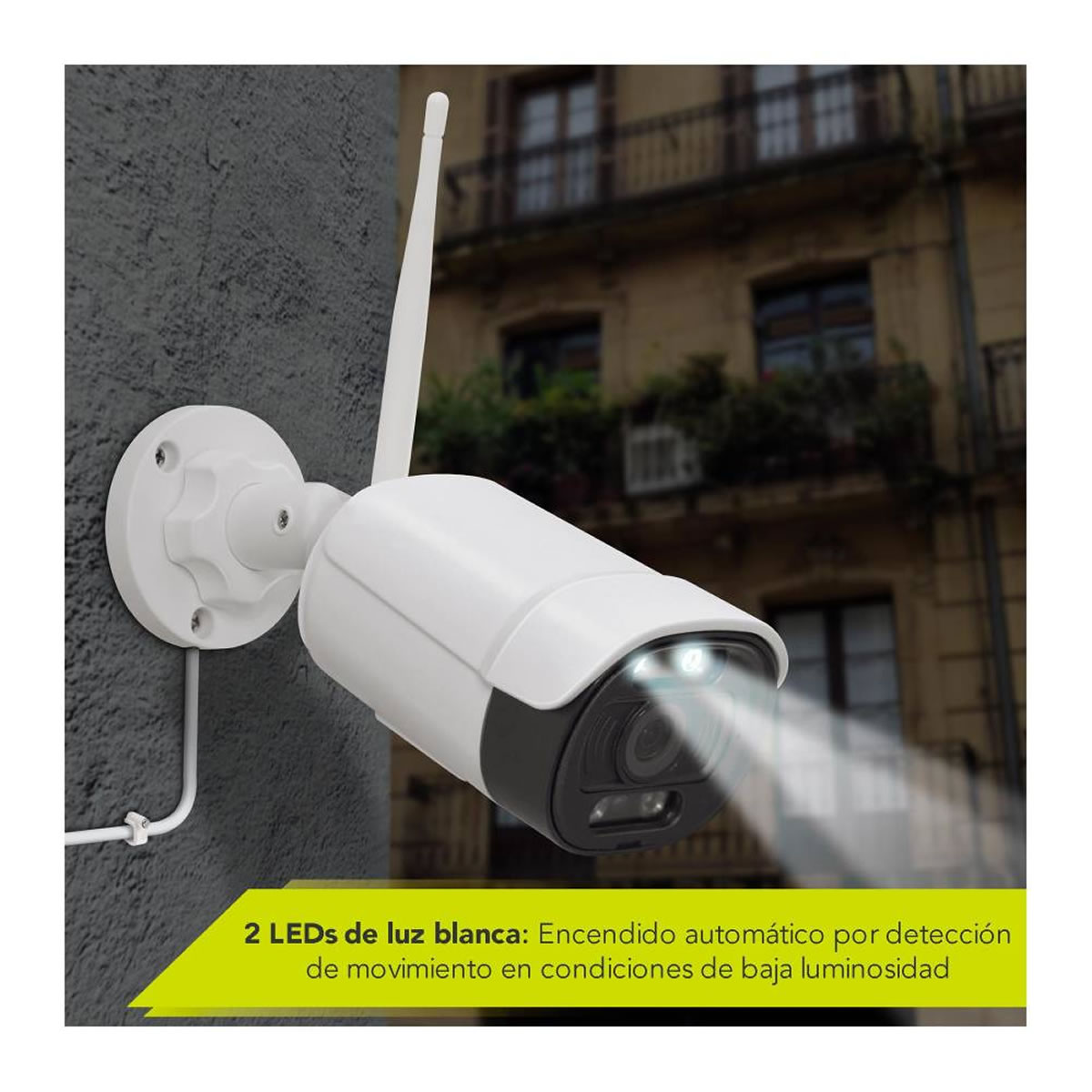 Set de Cámaras de Seguridad Exterior 2Pz Lloyds LC-1315 SMS