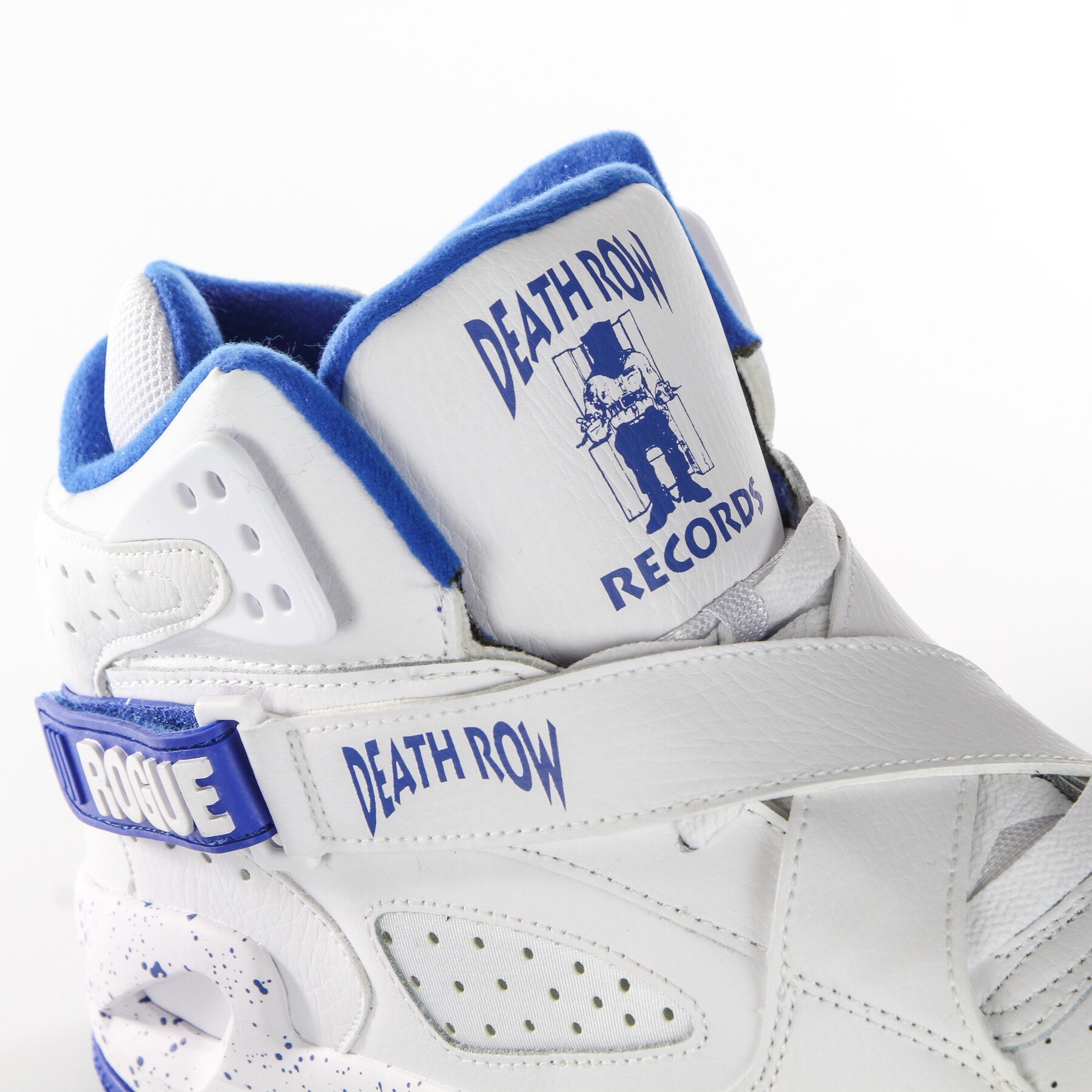 Tenis Patrick Ewing Rogue Deathrow Blanco Azul de Caballero Original