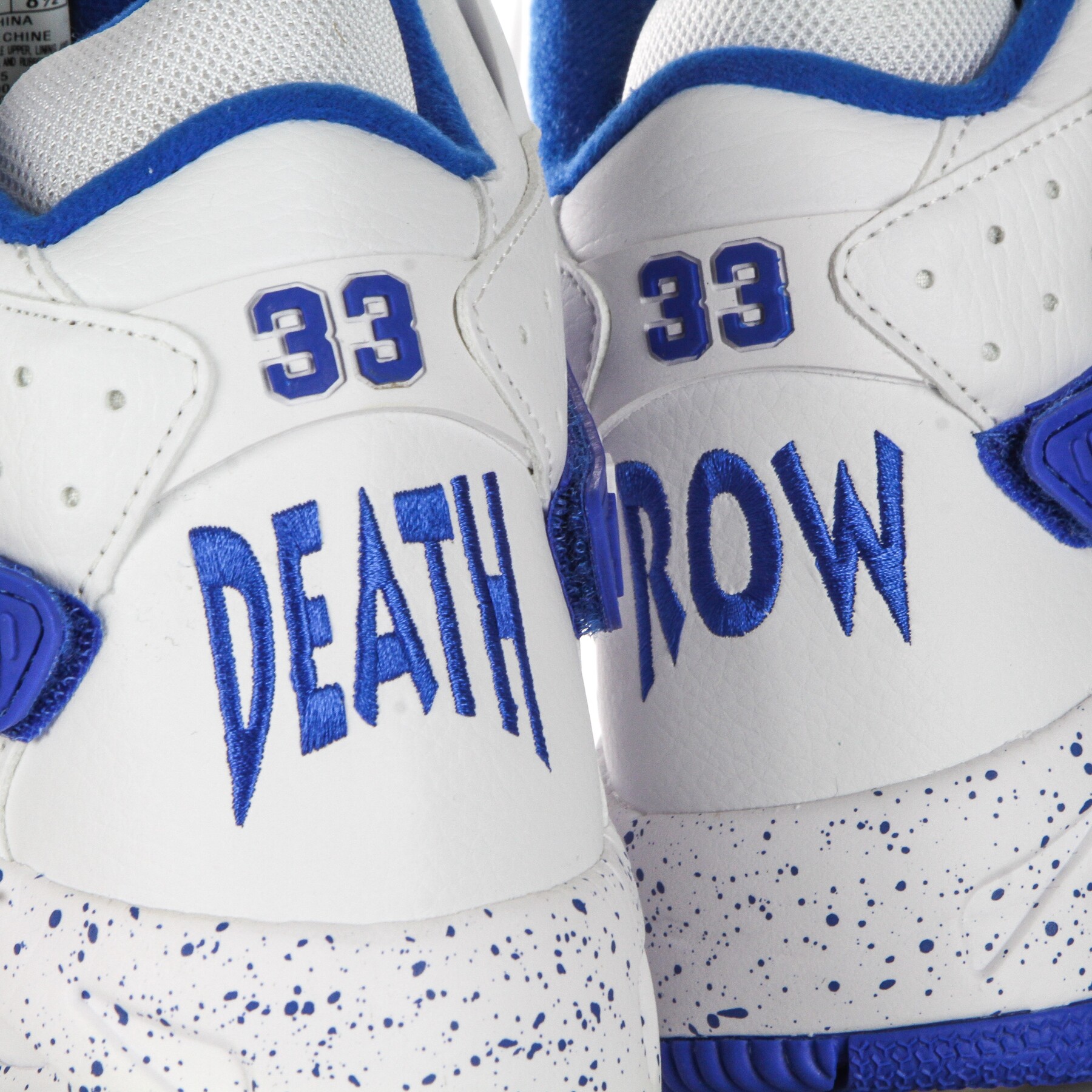 Tenis Patrick Ewing Rogue Deathrow Blanco Azul de Caballero Original