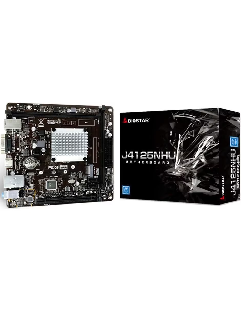 Tarjeta Madre Biostar Mini ITX J4125NHU, Intel Celeron J4125 Integrada