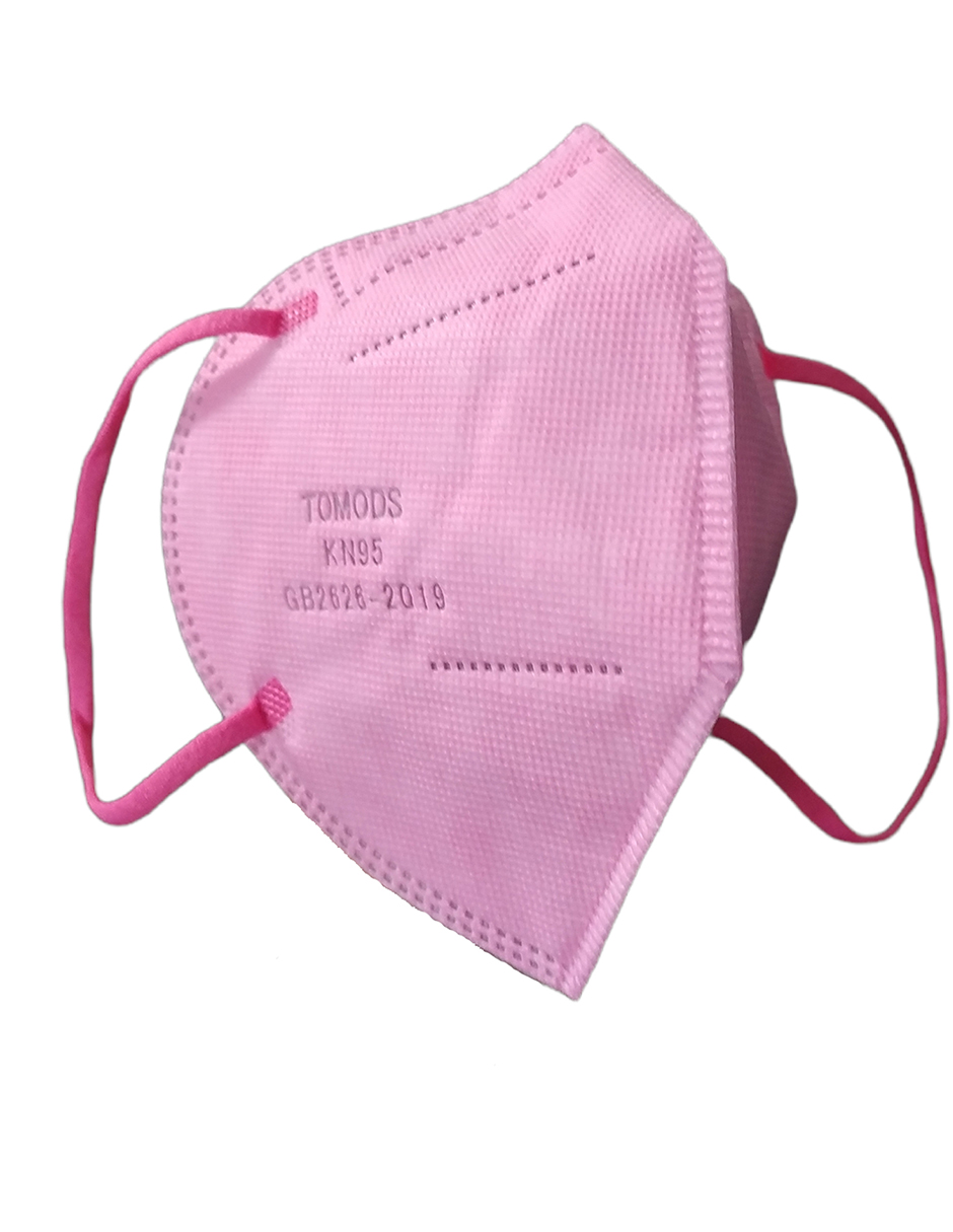 10 cubrebocas rosas para adulto KN95