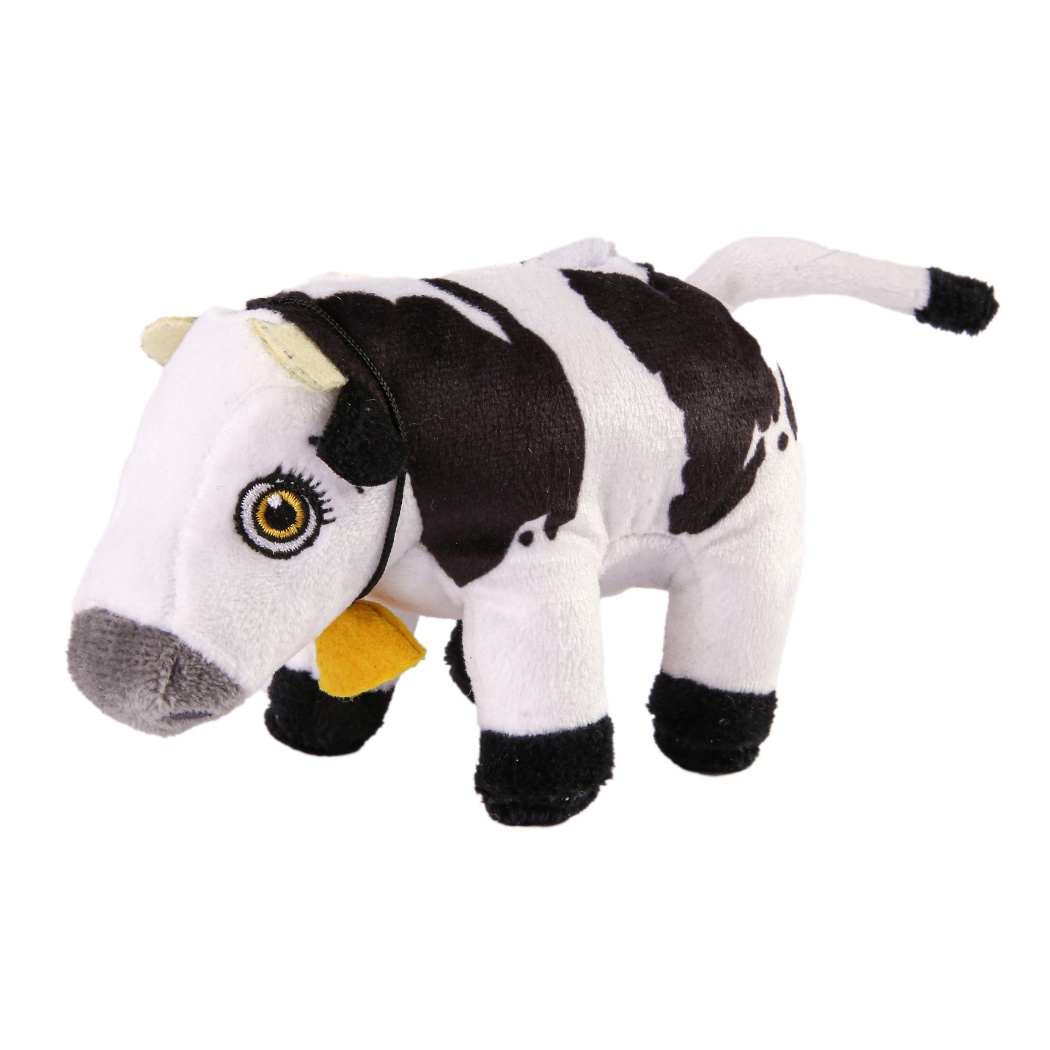 Titeres de dedo musicales la Granja de Zenon combo x2 Pepe Lorito y Vaca Lola