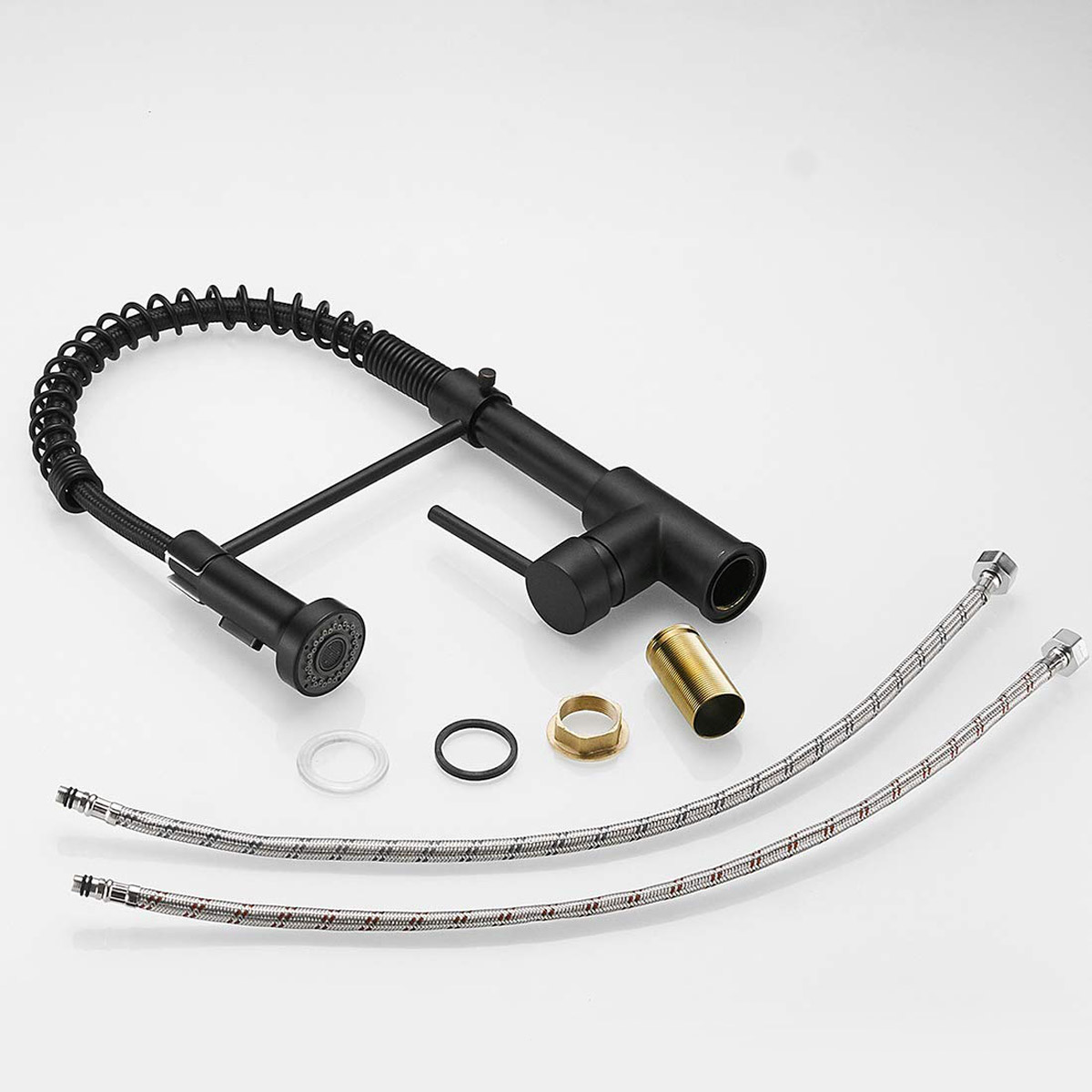 Esatto® Llave Mezcladora Monomando Cocina Negra Mate Mbf022n