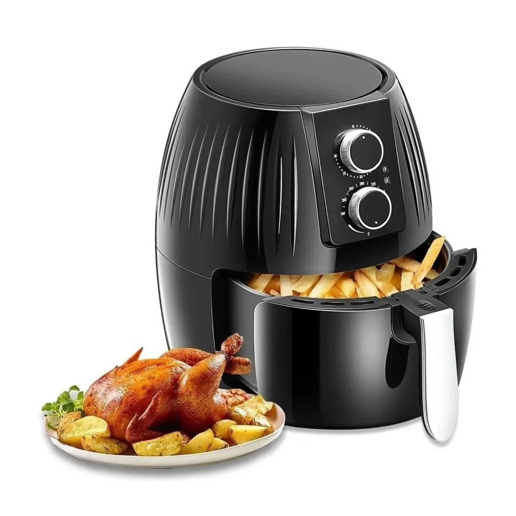 Freidora De Aire Freidora Eléctrica Sin Aceite 5L 