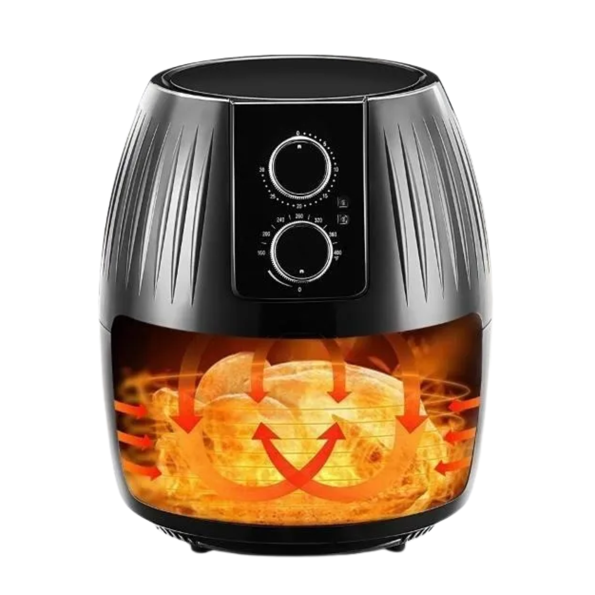 Freidora De Aire Freidora Eléctrica Sin Aceite 5L 