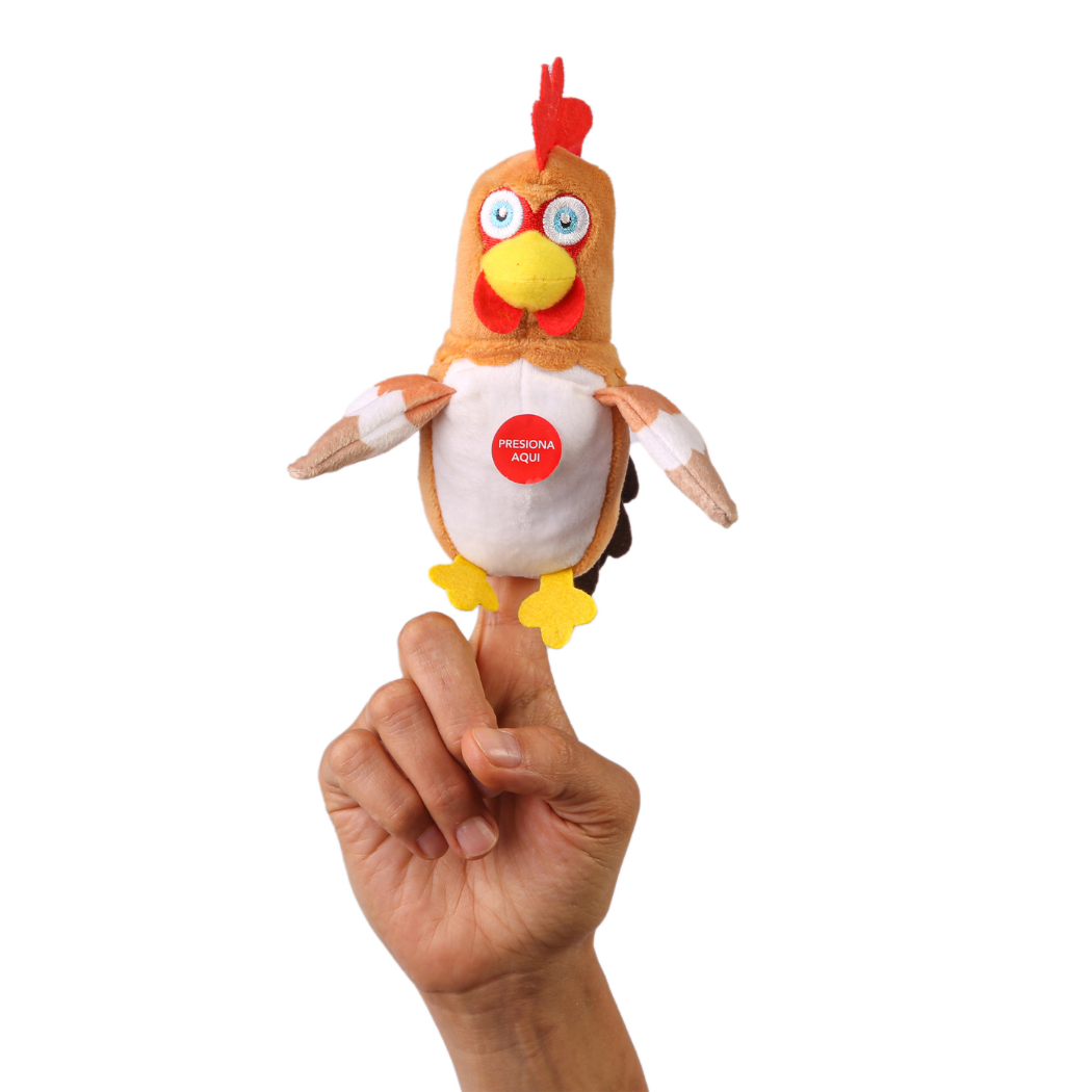 Titeres de dedo musicales la Granja de Zenon combo x2 Bartolito y Lobo Beto