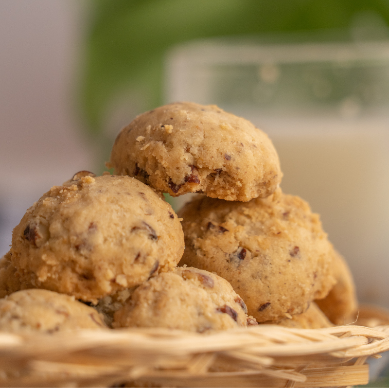 Suspiros de Nuez - Galletas De Nuez Gourmet - Reducidas en Azúcar 100% Natural - 240g