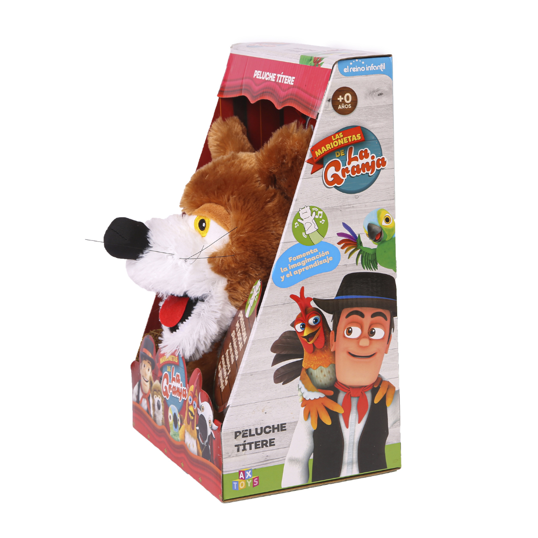 Marionetas Musicales de la Granja de Zenon Lobo Beto 30 cm