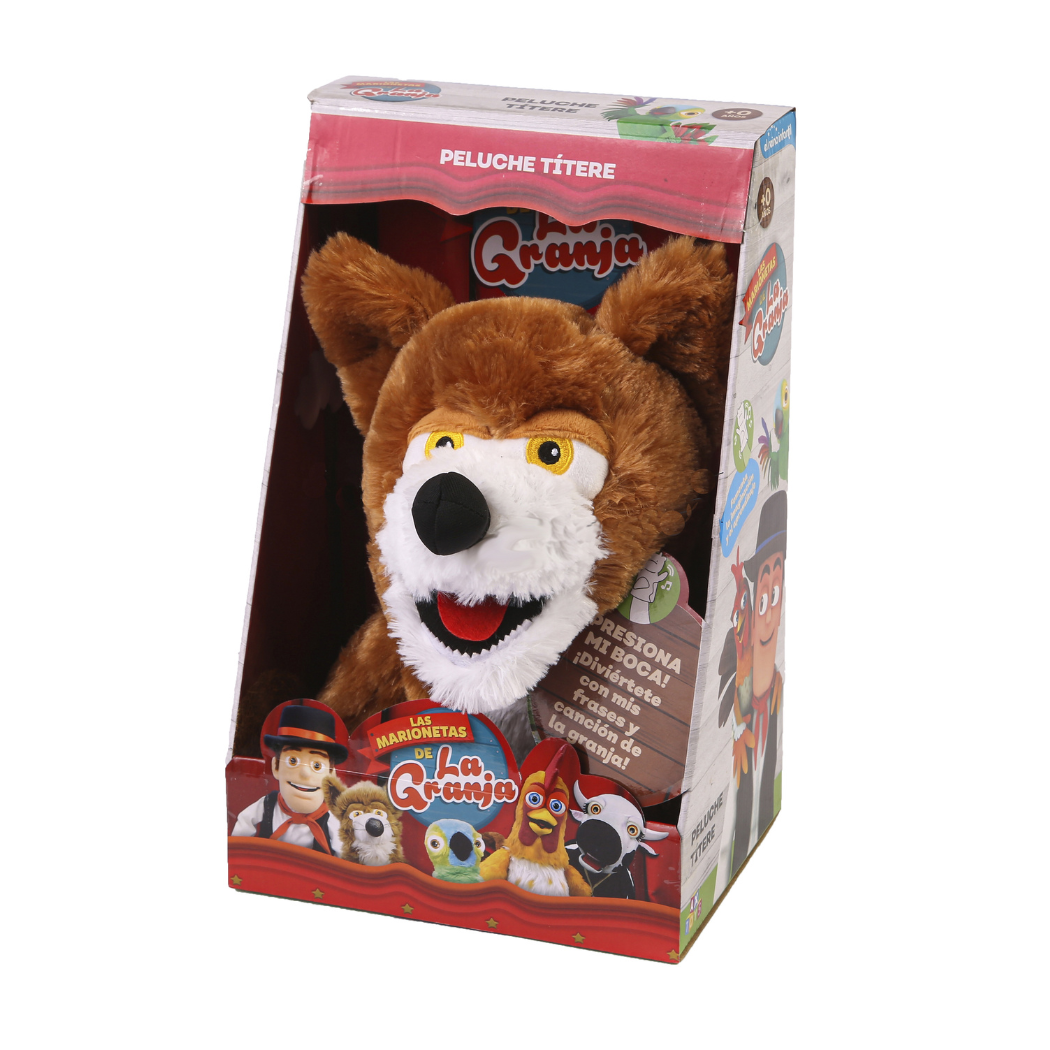 Marionetas Musicales de la Granja de Zenon Lobo Beto 30 cm