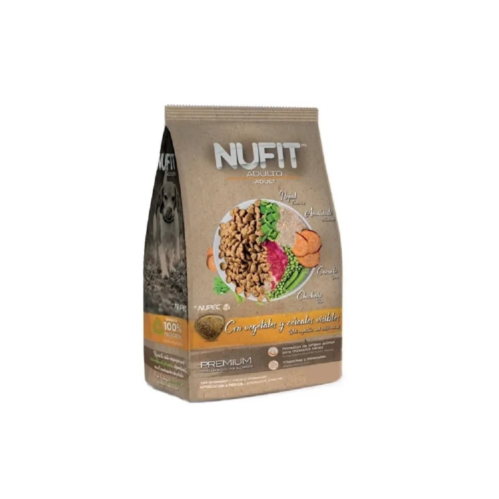 CROQUETA ALIMENTO PERRO ADULTO PREMIUM NUFIT BY NUPEC 4KG