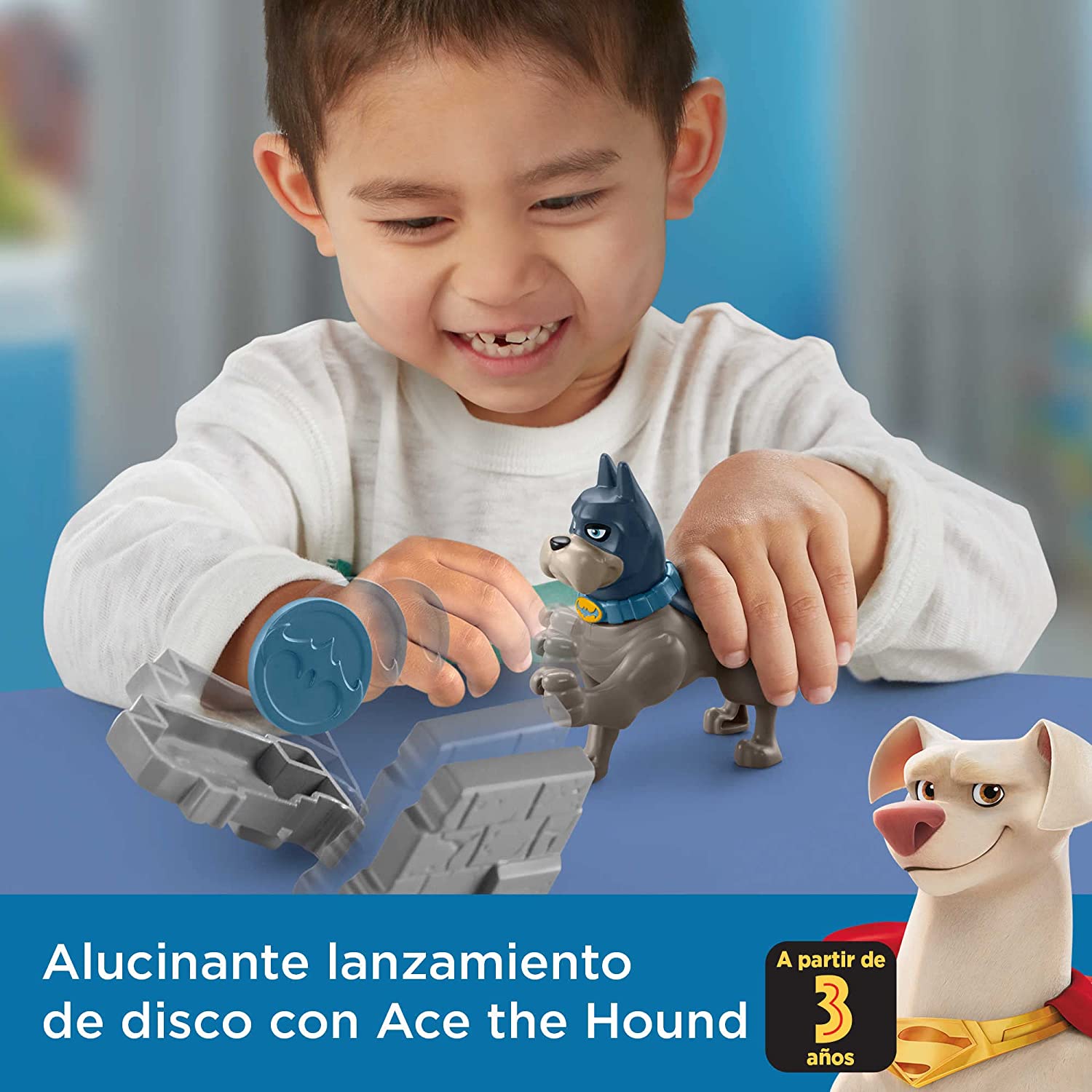 Fisher-Price Dc League Of Super Pets, Liga de Super mascotas Ace Perro
