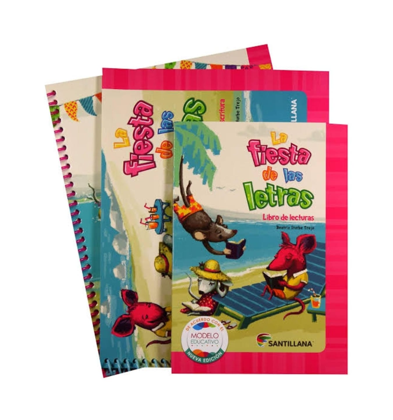 Paq. Fiesta De Las Letras. Libro De Lecturas + Libro De Ejercicios.