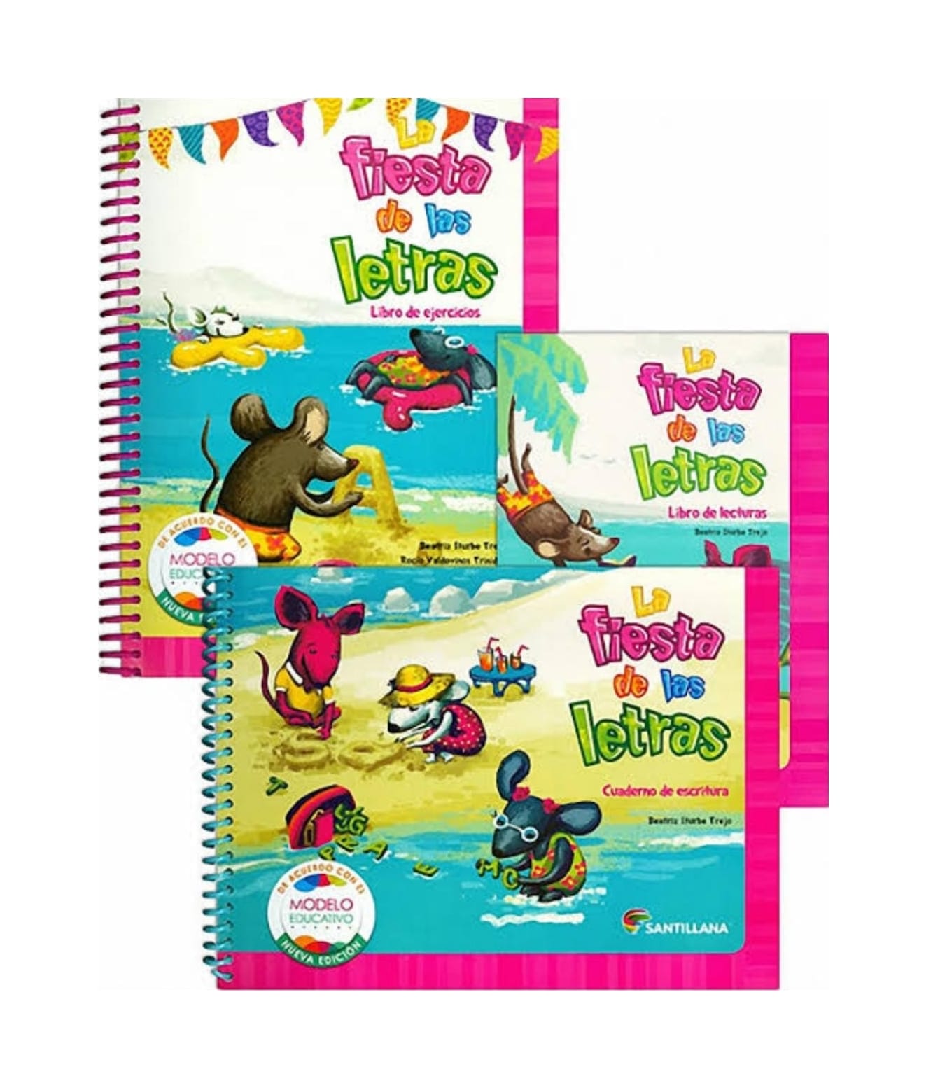 Paq. Fiesta De Las Letras. Libro De Lecturas + Libro De Ejercicios.
