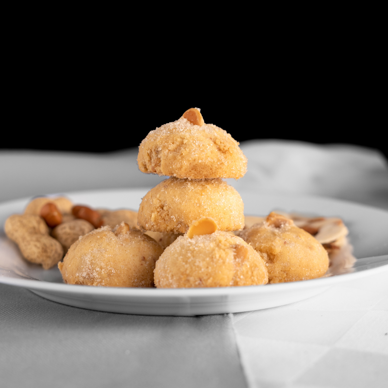 Doble Suspiro - Galletas De Cacahuate Con Almendra Gourmet 240g (2 Piezas)