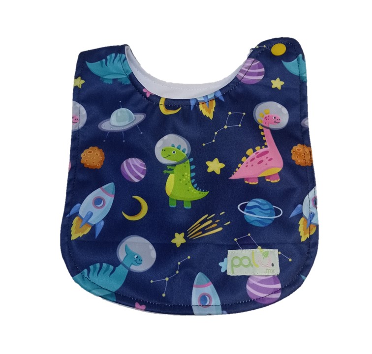 Baberos Estampados de Tela Impermeable Kit de 5 piezas