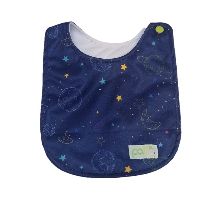 Baberos Estampados de Tela Impermeable Kit de 5 piezas