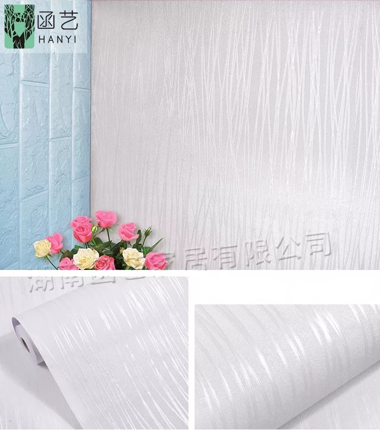 Papel tapiz adherible textura nordico blanco 10m x 45cm