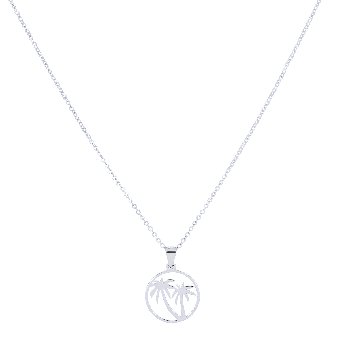 COLLAR PALMA PLATA .925