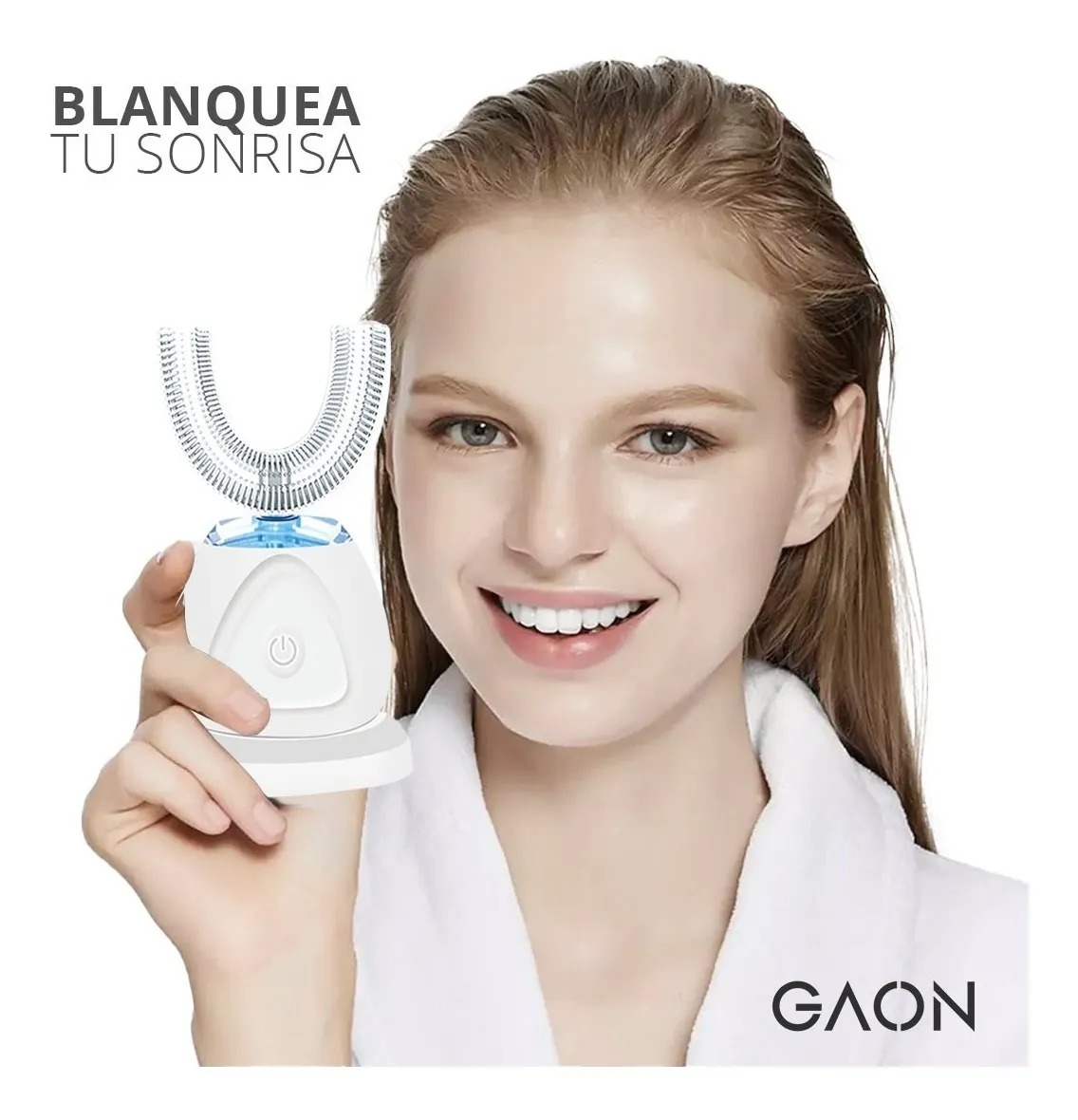 Cepillo Dental Electrico Recargable Blanqueamiento Adulto