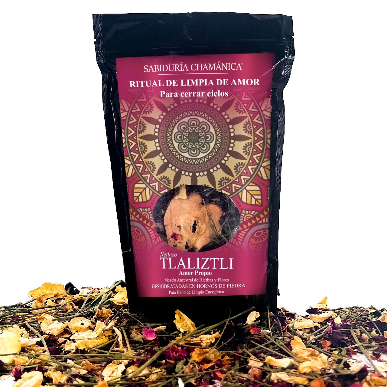 Baño de Hierbas Tlaelquani 4 hierbas - Diosa del Amor, hierbas de baño, natural, artesania, temazcal, vapor, tina, pies, relajacion, meditacion, bienestar, herbal, naturaleza