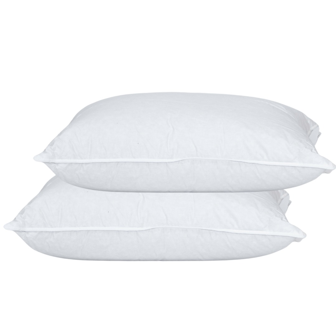 Paquete Hotelero. King Pluma de Ganso. Duvet+2 Almohadas. Cubre Colchón Gratis