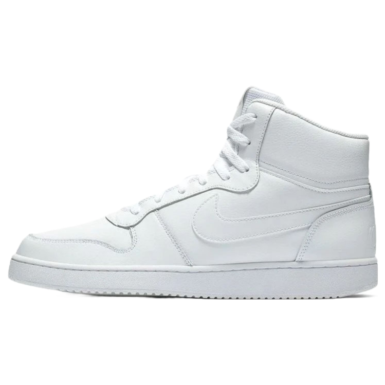 Tenis Nike Ebernon Mid Triple White Piel Hombre AQ1773-100