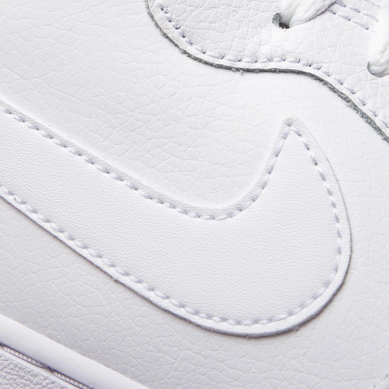 Tenis Nike Ebernon Mid Triple White Piel Hombre AQ1773-100