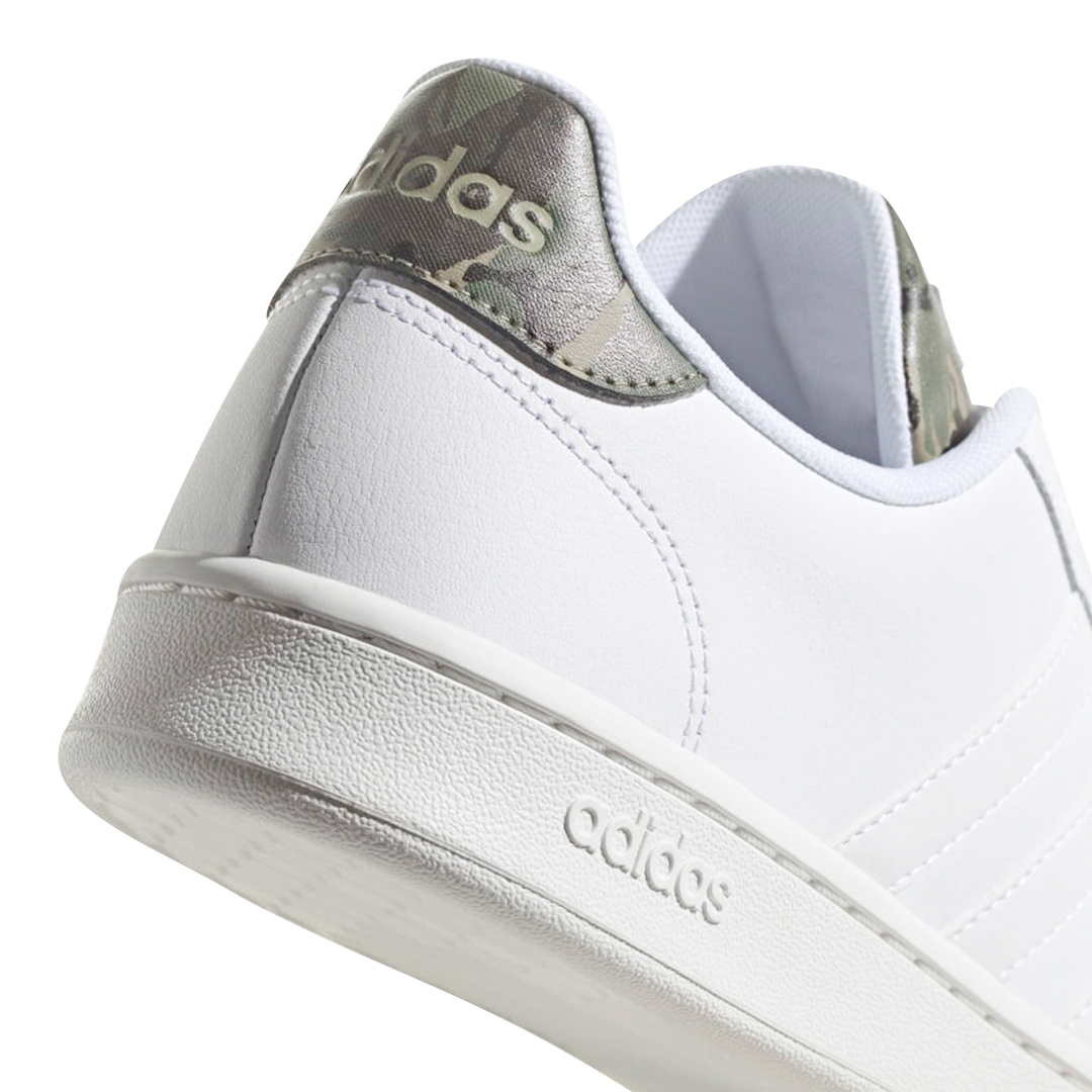 Adidas Grand Court Blanco Camuflaje Tenis Caballero H04549