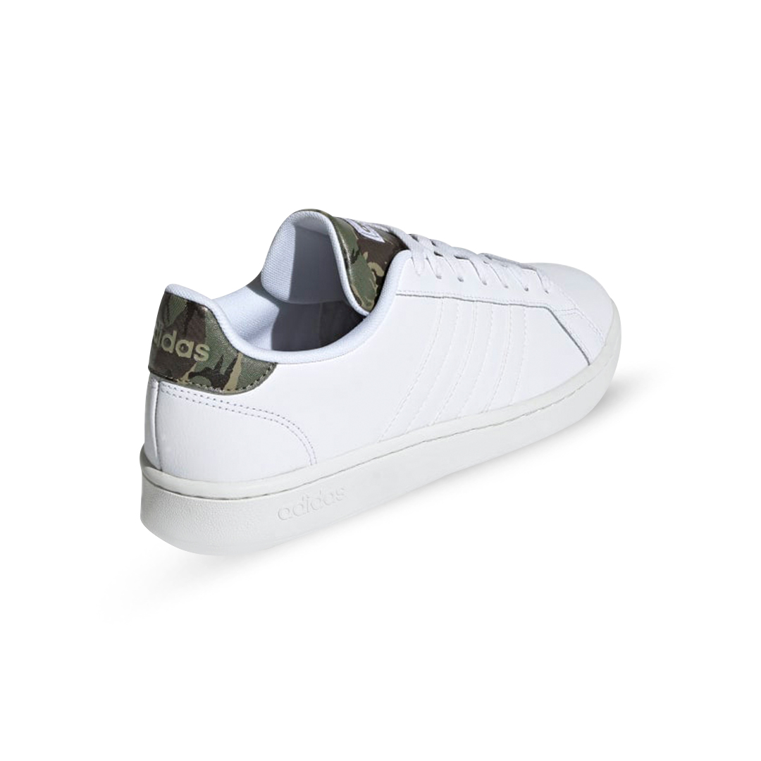 Adidas Grand Court Blanco Camuflaje Tenis Caballero H04549