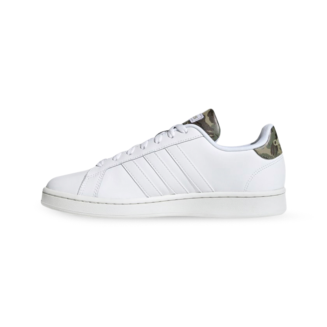Adidas Grand Court Blanco Camuflaje Tenis Caballero H04549