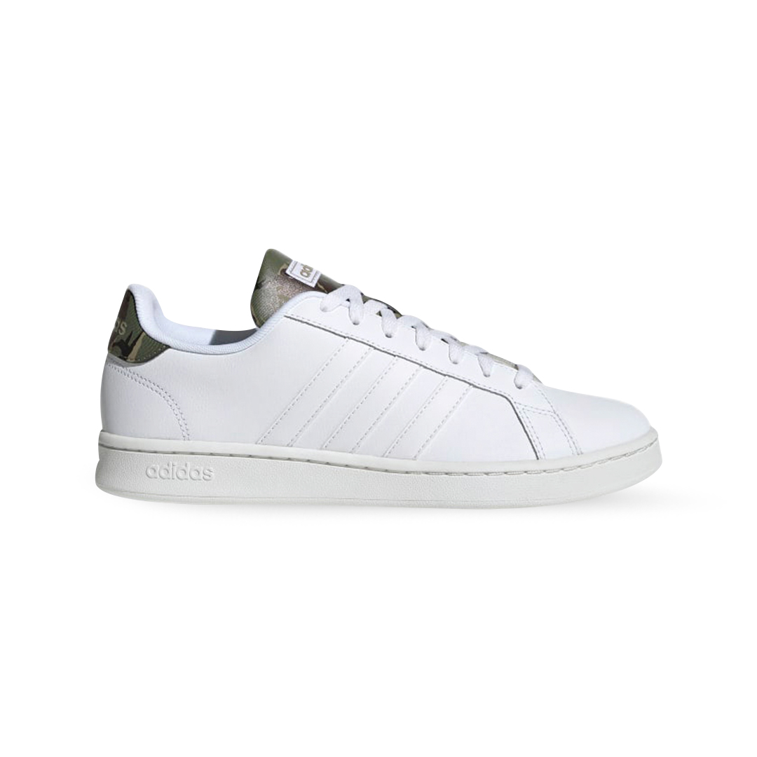 Adidas Grand Court Blanco Camuflaje Tenis Caballero H04549