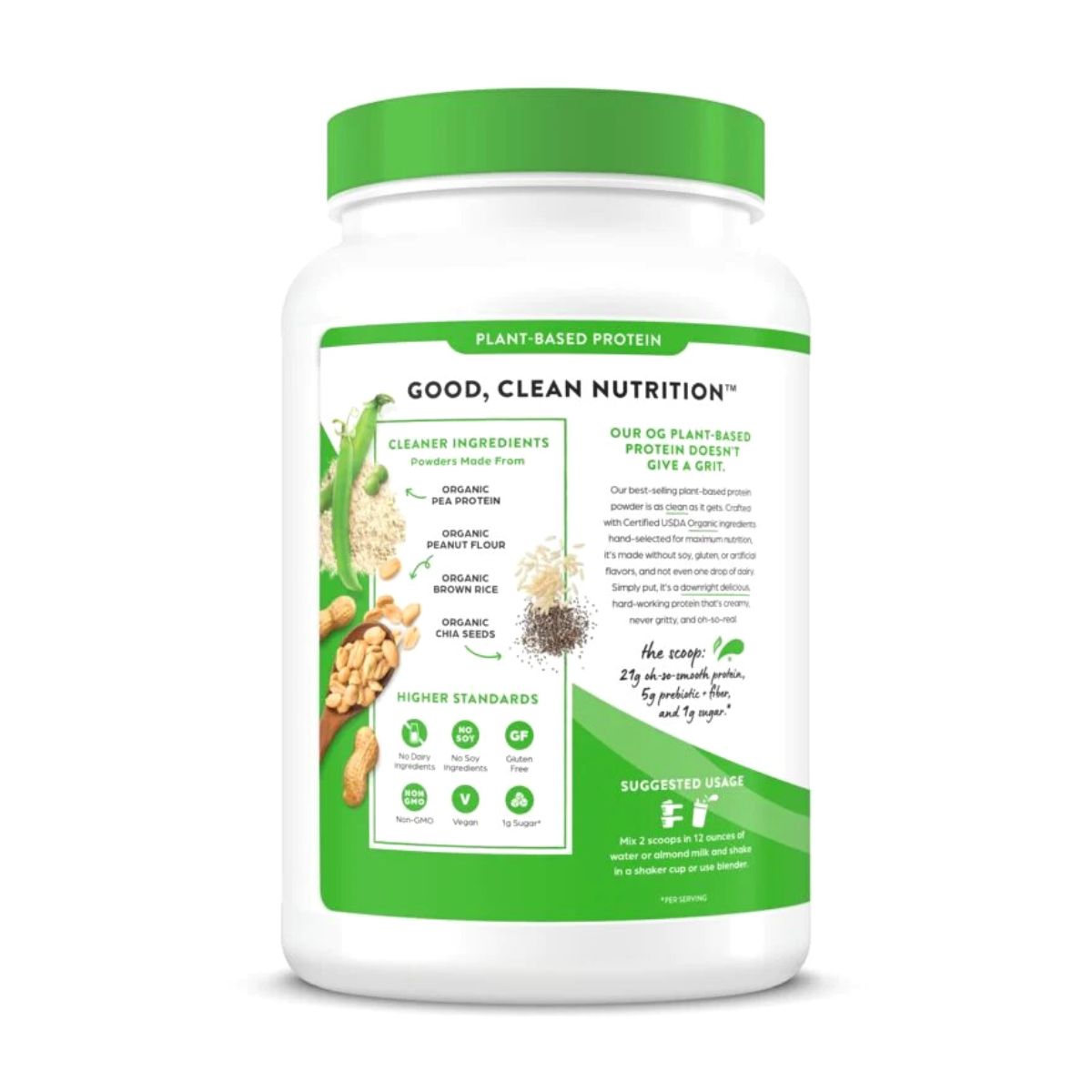 Orgain Proteina Orgánica Sabor Crema De Cacahuate 2.03 Lbs