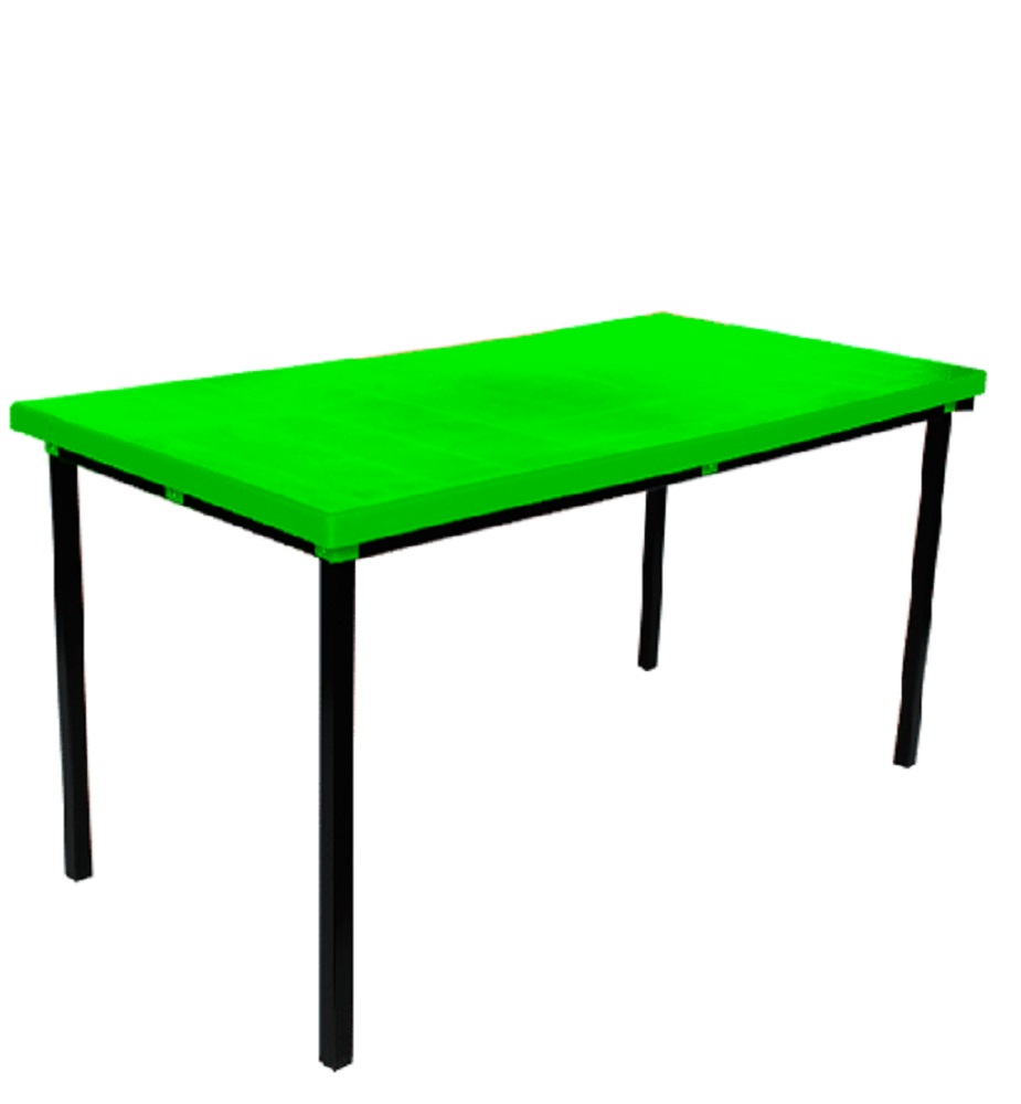 Mesa infantil para preescolar o kinder con cubierta de polipropileno de 60x80