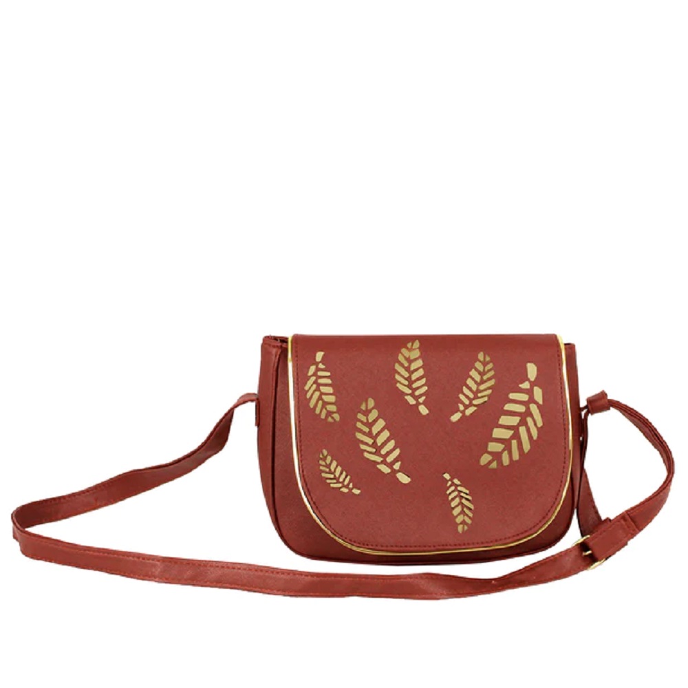 Bolsa Cruzada Para Mujer Con Asa Cruzada Color Café