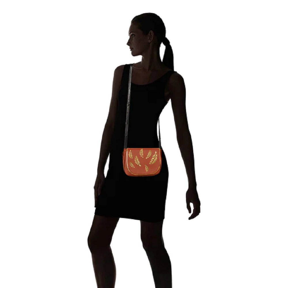 Bolsa Cruzada Para Mujer Con Asa Cruzada Color Café