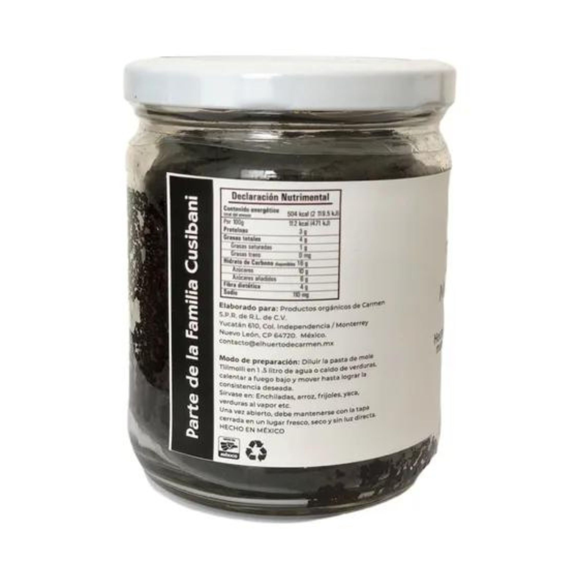 Mole En Pasta Tlilmolli 220g Vegan Art Cusibani A Mano 