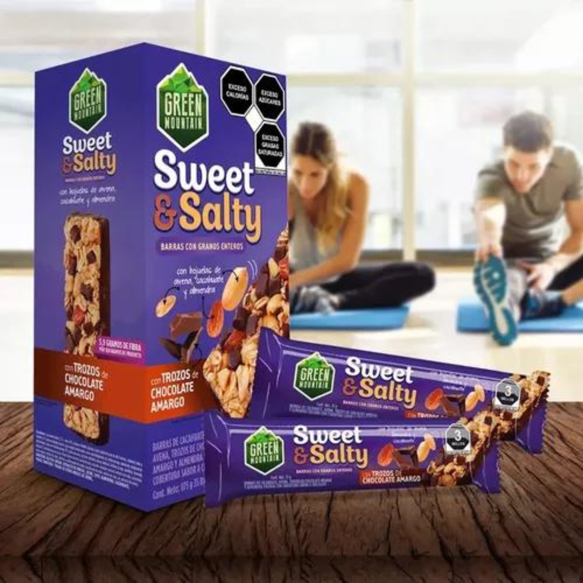 Barras Con Granos Enteros 35 Pzas De 25g Green Mountain