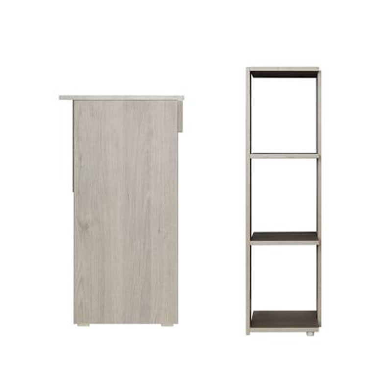 Combo Escritorio + Librero Clásico Jarl Maderkit 626465 SMAC