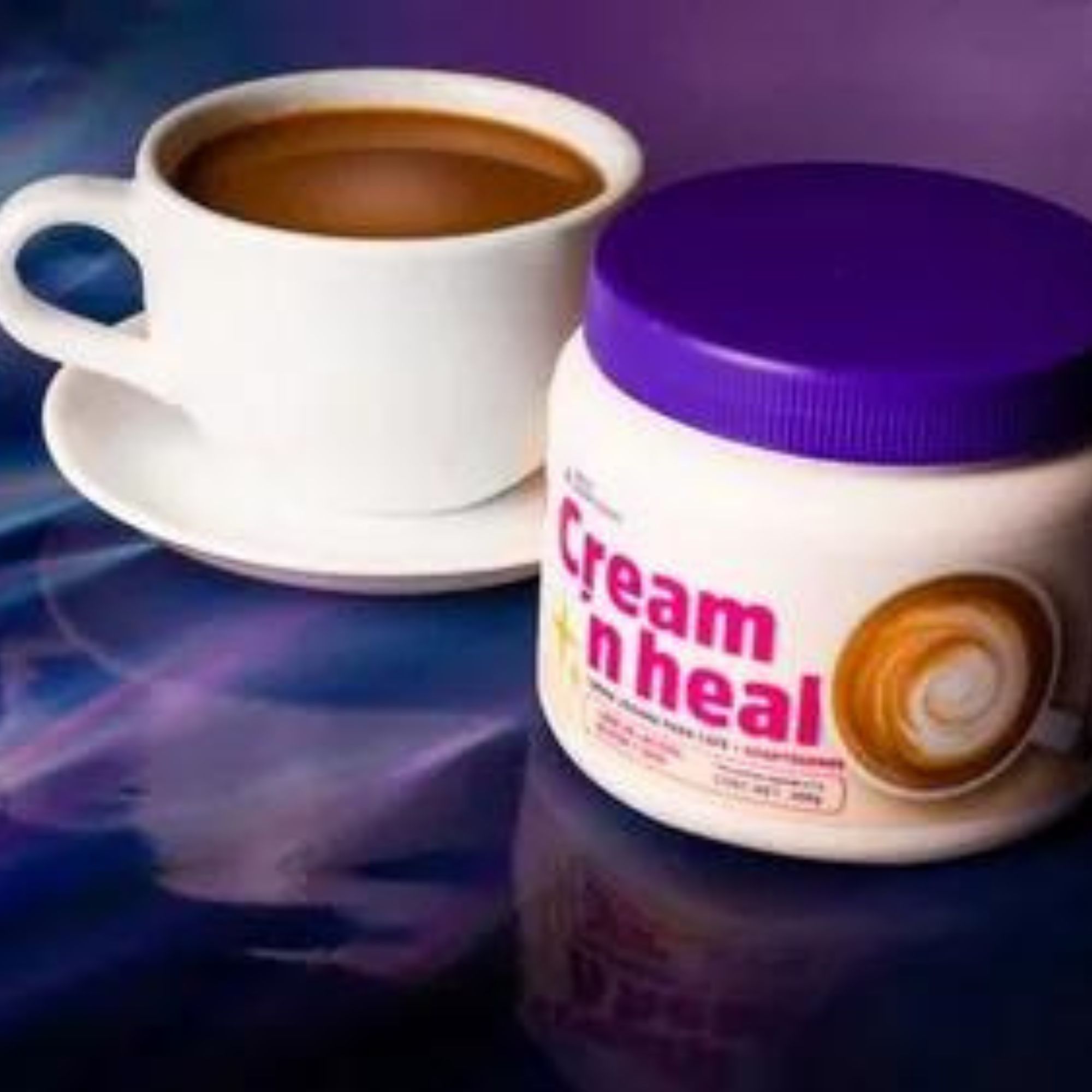 Cream'n Heal Crema Vegana Para Café Con Adaptógenos 300g